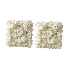2 Pieces Flower Wall Backdrop Rose Flower Backdrop for Background Decoration