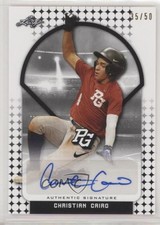 2018 Leaf Perfect Game National Showcase Black 35/50 Christian Cairo Auto 1h1