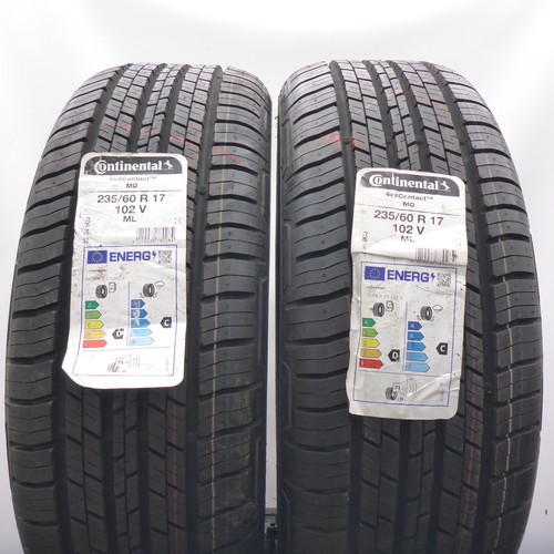 4x Continental 4x4 Contact 235/60 R17 102V M0 M+A Été 2022 Neuf - Photo 3/7