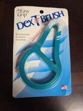New Dex T Brush Toothbrush Easy Grip For Limited Dexterity Turquoise Free Ship