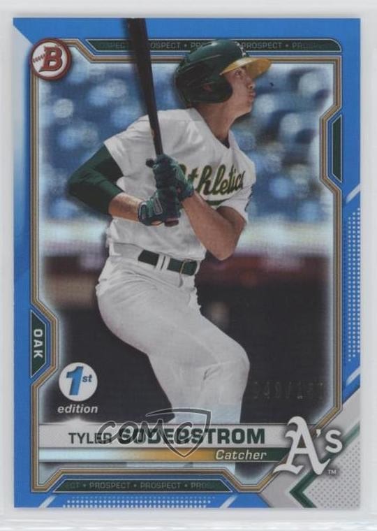 2021 Bowman 1st Edition Blue Foil 49/150 Tyler Soderstrom #BFE-51 03ok