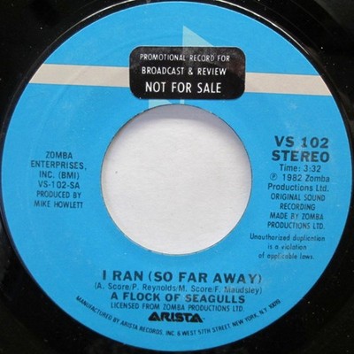 A Flock Of Seagulls - I Ran (So Far Away) (7'') (Very Good Plus (VG+))