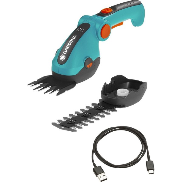 Gardena Grasschere Akku Strauchschere Comfortcut Li Mit 2 Messern 3,6V 3,0Ah-image