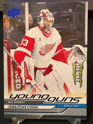 2024-25 Upper Deck Extended Sebastian Cossa Young Guns Deluxe 146/250 #726 RC