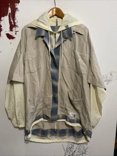 Mihara Yasuhiro 3 Layer Jacket Japanese Brand Designer Hooded Archive Layered - product listing photo