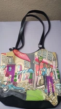 Frankie & Johnnie Shoulder Bag Tote Rodeo Drive Beverly Hills Beaded Vintage