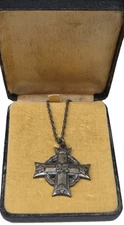 WW1 Canadian Memorial Cross Named KIA Sterling Silver & Original Box