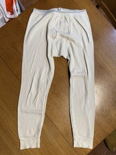 Vintage Military Thermal Pants Waffle Knit Long Johns Mens L 38  40 USA