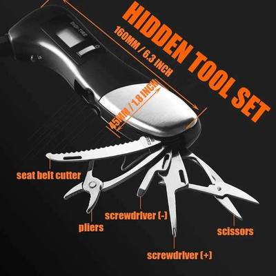 #ad #ad 9 in 1 Digital Tire Pressure Alarm Gauge Multifunctional Tyre Pressure Sensor Tp $42.70