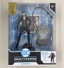 McFarlane DC Multiverse Arkham City Catwoman Walmart Gold Label NEW B&W variant