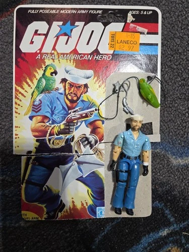 Shipwreck V1 Cardback G.I. Joe 1985 Hasbro Vintage Action Figure