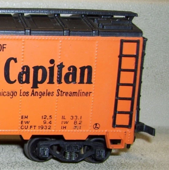 Vintage HO Lionel / Rivarossi Santa Fe (ATSF) Reefer Car #8175, Excellent Cond.! - Image 3 of 4