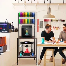 3D Printer Stand with Double Layer 3D Printer Filament Storage Rack