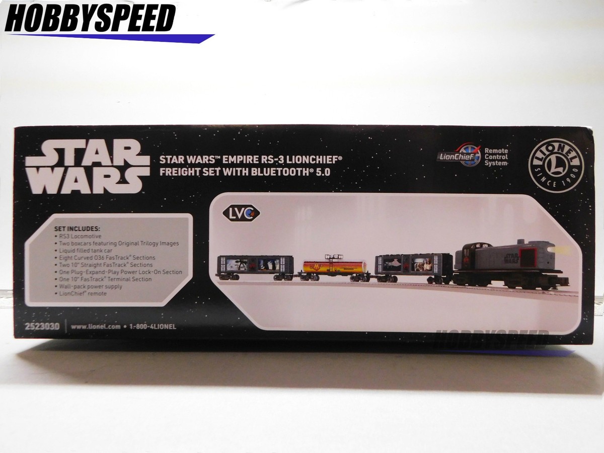 LIONEL STAR WARS EMPIRE RS-3 LIONCHIEF W/BT 5.0 TRAIN SET O GAUGE