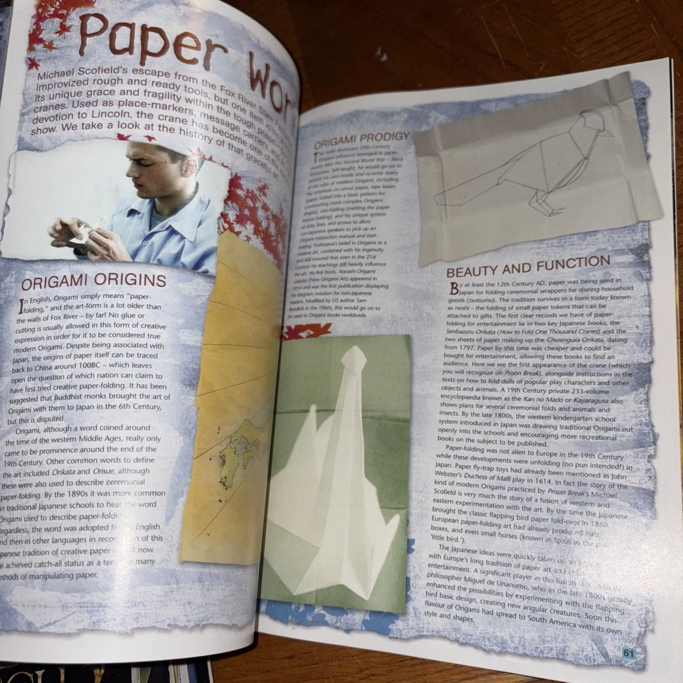 VTG Official 2007 Prison Break Magazine: Dominic Purcell Robert Knepper News Foto 4 de 4