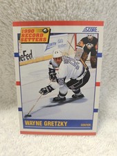 1990 Wayne Gretzky Center  Record Setters Score Hockey Card #347 