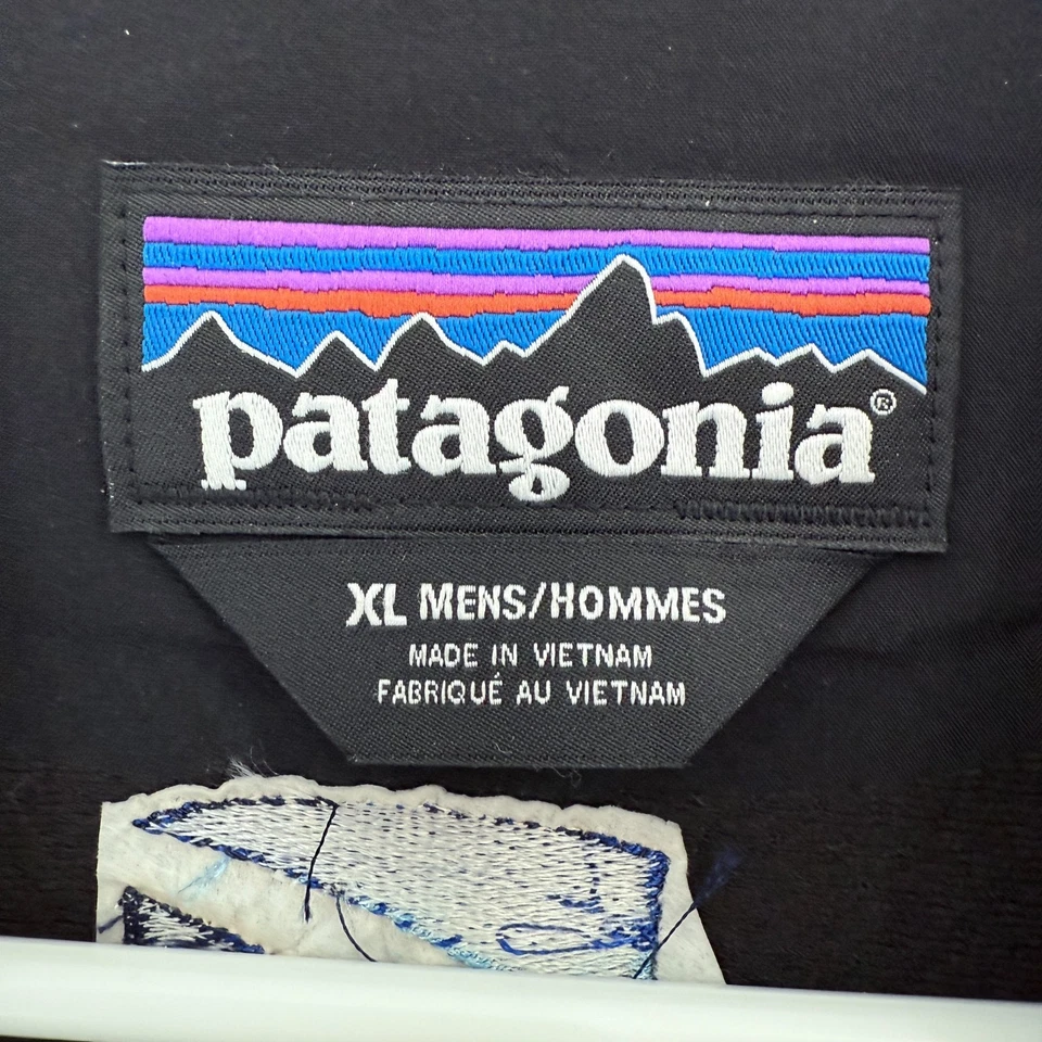 Chaqueta Patagonia Adze Para Hombre XL Negra Cremallera Completa Carcasa Suave Exterior Foto 4 de 4