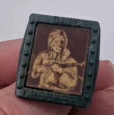 1950's Davy Crockett TV Plastic Holographic Action  Ring - Karo Syrup Giveaway 