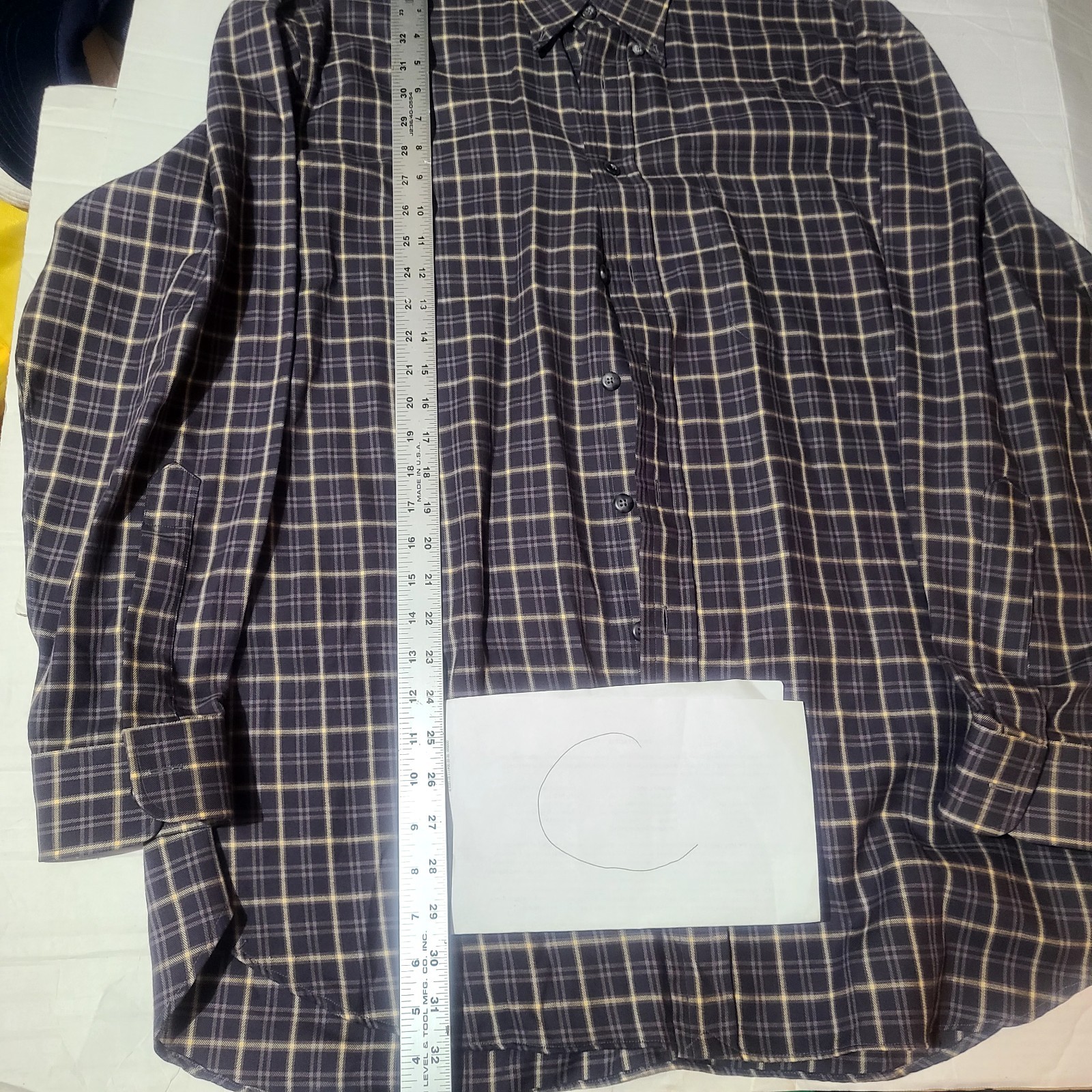 Robert talbott Studio Multicolored Plaid Large Bu… - image 3