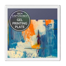 Small Gel Plate 10x10 cm Square Gel Printing Plate For Mixed Media Art