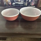Vintage Pyrex Mixing Bowl Autumn Harvest #403 2 1/2 QT & #404 4Qt.
