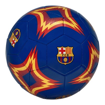 FC BARCELONA Kaleidoscope Official Size 5 Soccer Ball - Royal Blue