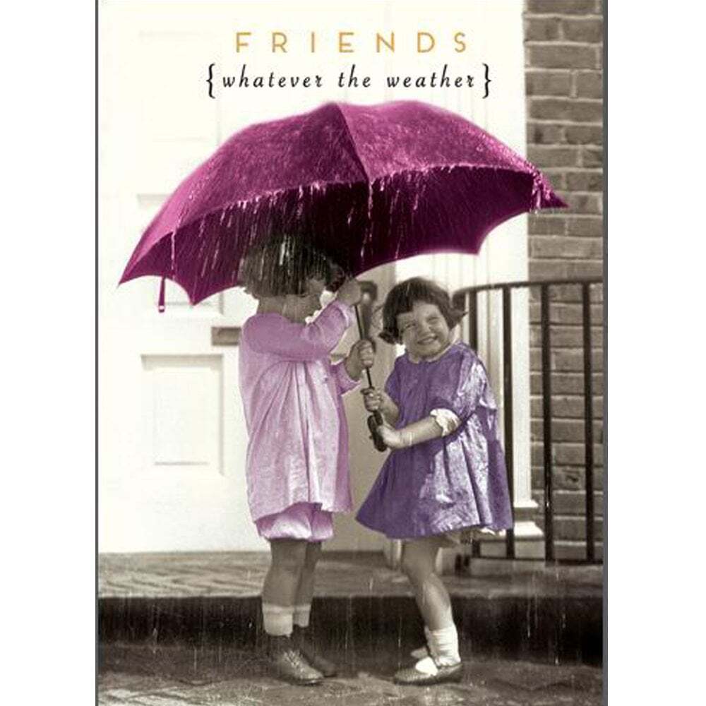 Pigment Love Unlimited Friends Card - Girls Under Umbrella HD114A