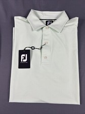 FootJoy Golf Shirt Polo Stretch Pique Large Mint Green NWT MSRP 72 Blemish