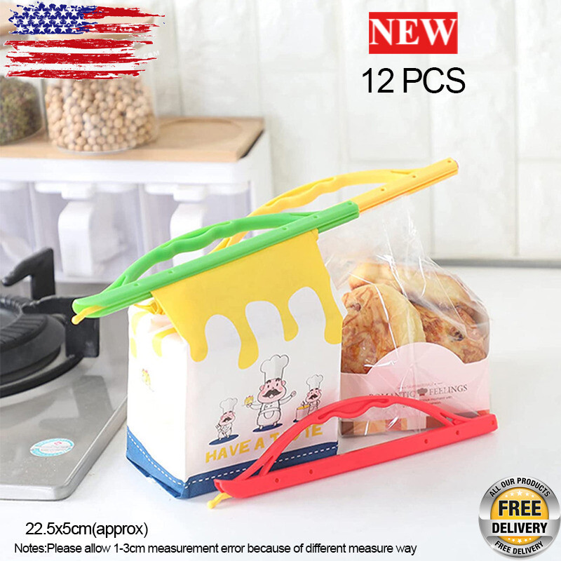 Bag Clips for Chips Snacks Food Storage Fresh Keeping Sealing Sealer Pocket-Sized New