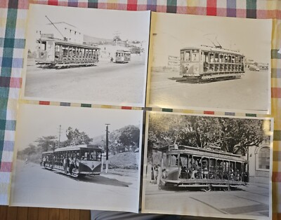 4 ORIG 1964 BRASIL Campo Grande Juiz Fora PORTO ALLEGRE BRAZIL Trolley photos