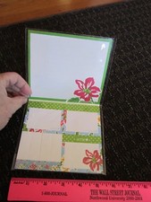 Aerie Flowered Blue Decorated Sticky Notes Ne...
