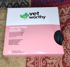 Protective Inflatable Vet Worthy Dog Collar Size X-Large New 18in  Up