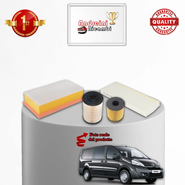 Set Service 4 Filter FüR Toyota Proace 2.0 D4-D 120KW 163CV Von 2013-image