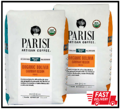Parisi Artisan Coffee Bolivian Organic Blend Whole Bean, 2 lb., 2-pack
