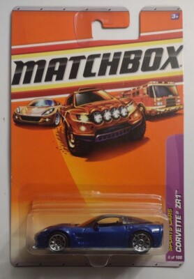 Matchbox - Corvette ZR1 - 2010 Sports Cars - Dark Blue - NEW