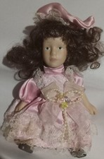Vintage All Porcelain Doll Head Legs Arms Marked BY2789 Ariticulated Green Eyes