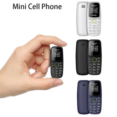 Mini Mobile Phones Dual SIM Card Dial 2G GSM 0.66Inch Bluetooth Cellphone BM310