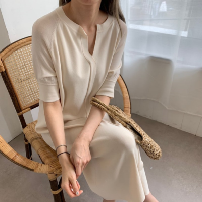 long dress sleeves Wholesale MOQ6 Long Sleeve Lace Trim Maxi Dress