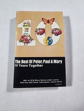 The Best Of Peter Paul and Mary 10 Years Together - Cassette 1970 VG CS10