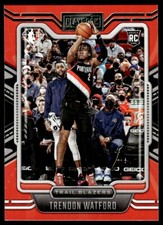 2021-22 Panini Chronicles Playbook Basketball Card Trendon Watford Rookie