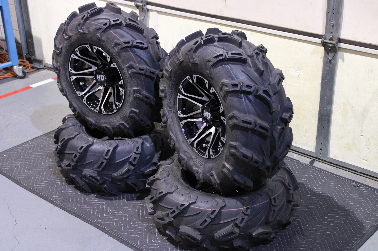 CAN AM DEFENDER HD8 26" WILD THANG ATV TIRE & STI HD3 M WHEEL KIT