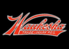 Waukesha Engine 1900s Vintage Historic Logo Emblem Sticker Decal Oliver Tractors