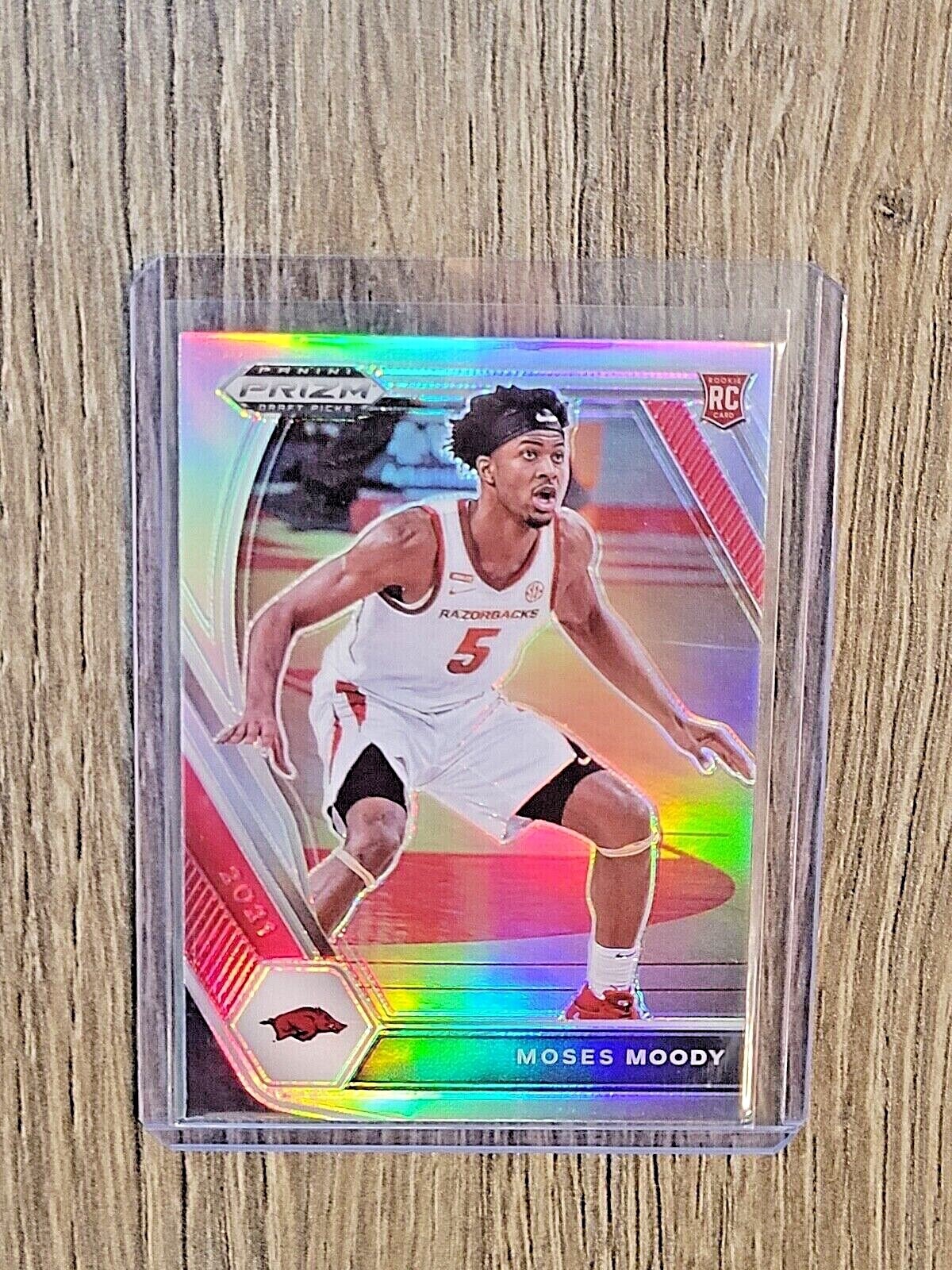 2021-22 Panini Prizm Draft Picks MOSES MOODY Silver Prizm Rookie RC #11