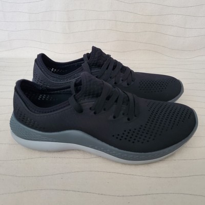 Crocs Womens LiteRide 360 Pacer Black Slate Gray Shoes 206705 Size 8