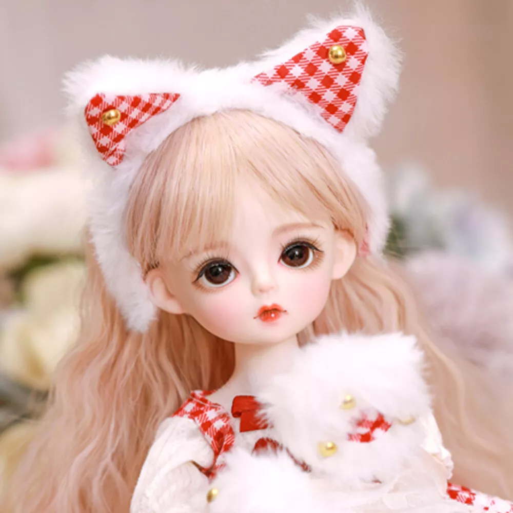 30cm BJD Doll 12inch Movable Joints with Cute Face Makeup Headband ...