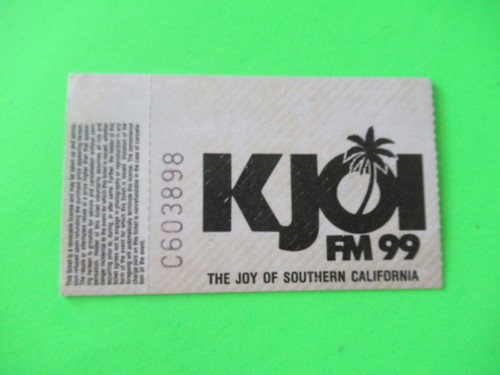 VINTAGE 1988 john entwhistle TICKET STUB - Bild 2 von 2