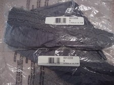 2 Pair Vanity Fair 13208 Illumination Lace Hi Cut Panties Steel Size: 9