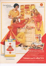 HB Werbeanzeige Werbung HB mit Schrank NG
