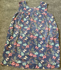 Only Necessities Nightgown Womens 4X Sleeveless Sleepwear Pockets Housedress