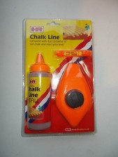 HR Tools Plastic Bodied Chalkline complete with Chalk and Line Level :3700